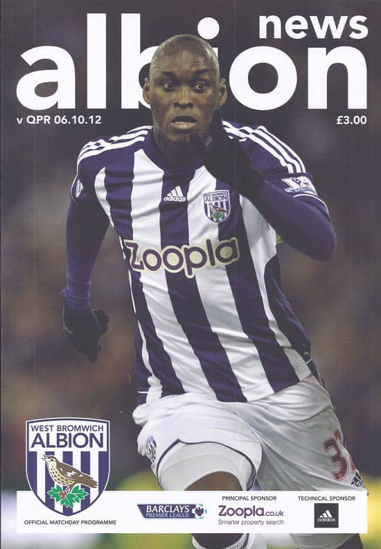 West Bromwich Albion FC  v Queens Park Rangers FC